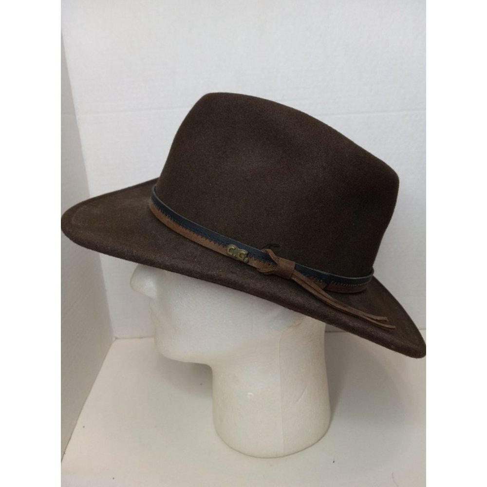 Classic Brown Fedora Hat